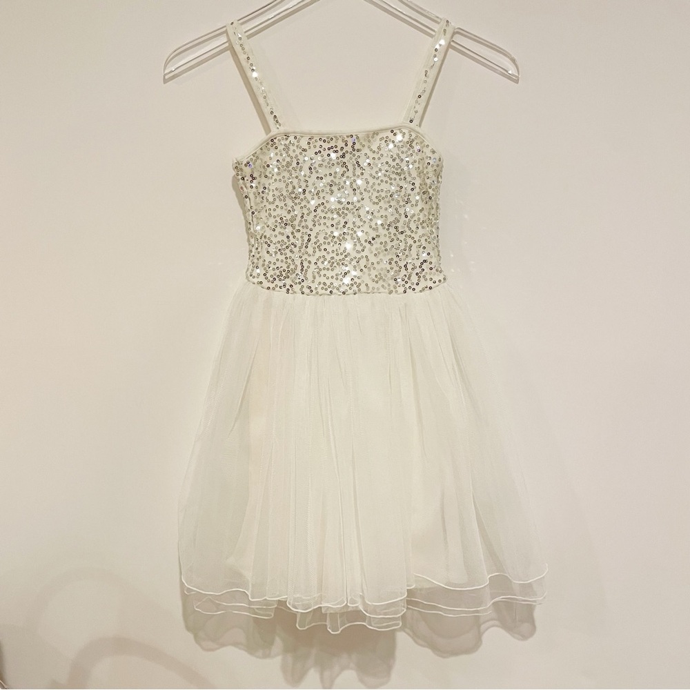 Abercrombie kids Girls Sequin Tulle Dress